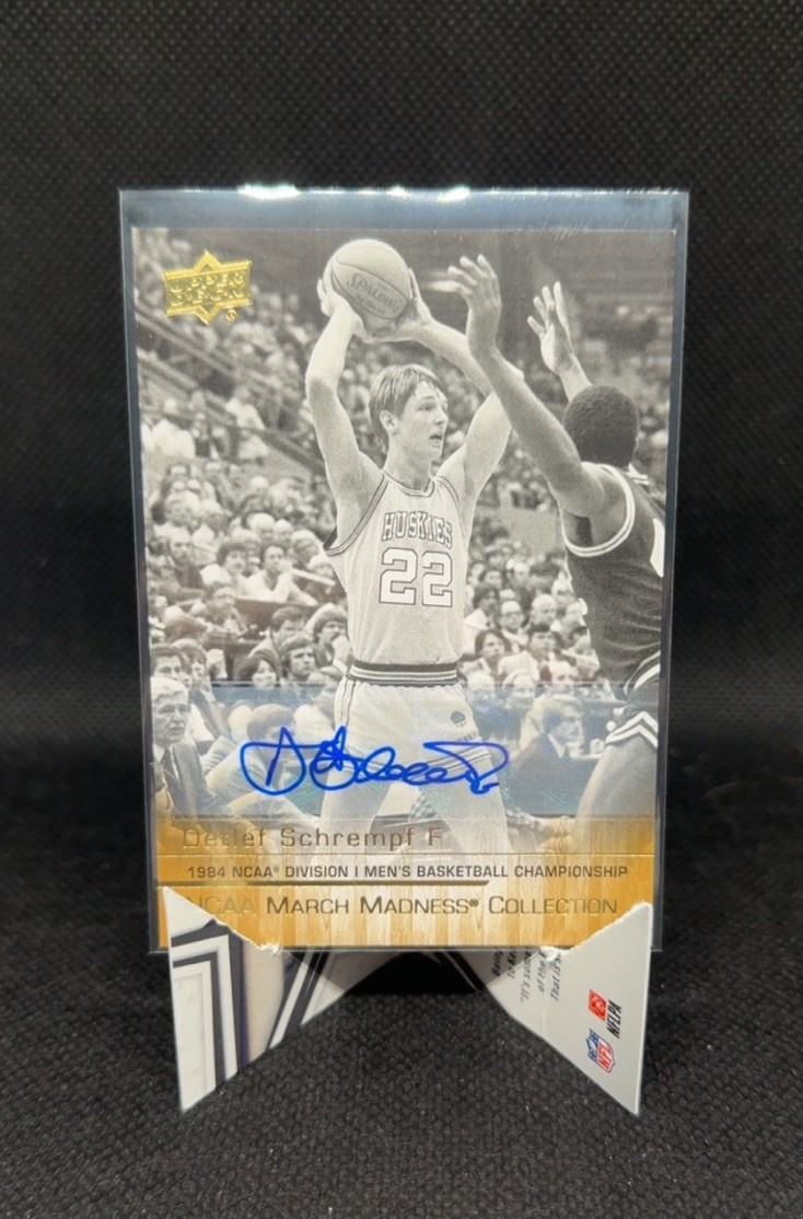 2014-15 Upper Deck March Madness Collection - Detlef Schrempf #DS-1 Auto (AU)