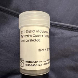2009 District of Columbia U.S. Territories Quarter Set P&D Mint Uncirculated 60