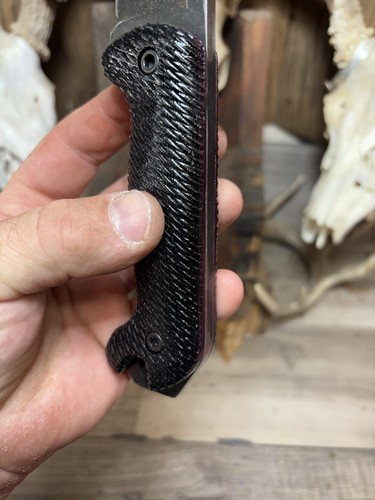 KA-BAR Becker BK2, BK9, Etc. Canvas Micarta Handles - Picture 8 of 14