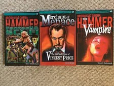 British Cult Cinema X3 Horror Hemlock Books All As New.