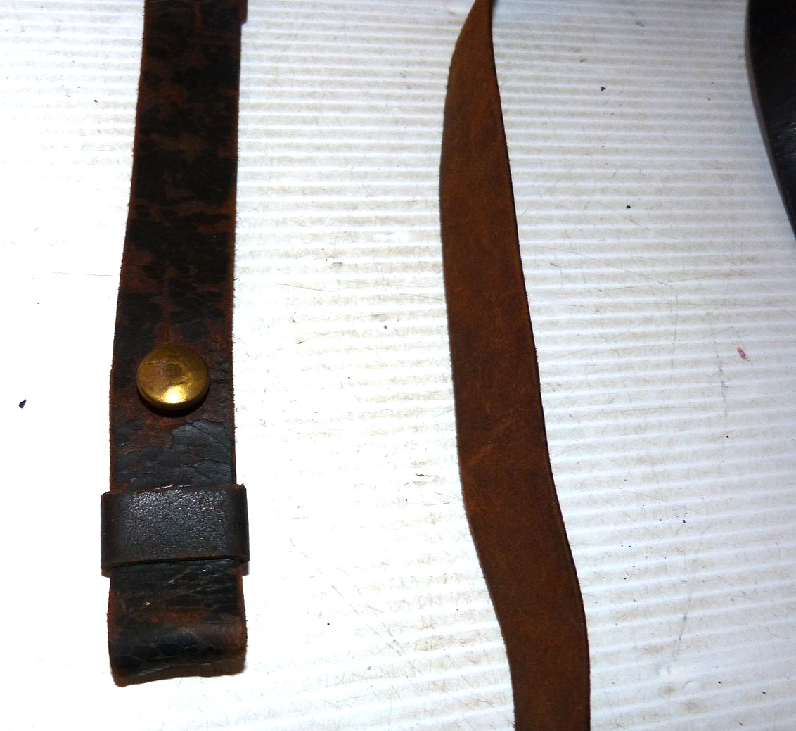 Beautiful Antique Model 1851 Eagle Belt Plate W Leather Belt / Hangers M1851