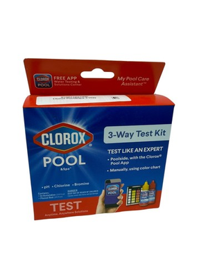 #ad Clorox Pool amp; Spa 3 Way Water Test Kit pH Chlorine Bromine $10.88