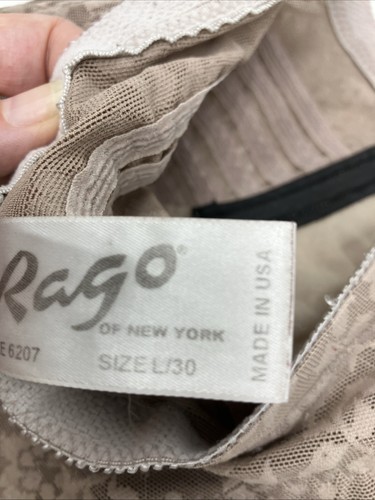 Rago Style 6207 High Waist Leg Shaper Extra Firm Shaping Beige L/30 - Picture 4 of 9