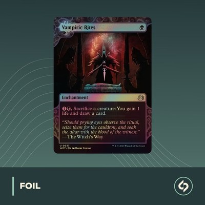MTG | Vampiric Rites | WILDS OF ELDRAINE | NM | EN | SHOWCASE | FOIL