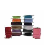 Passamaneria Profilo Apribile Slalom Tessuto Cotone Liscio Merletto Crochet Alta