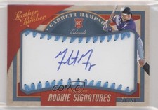 2019 Panini Leather & Lumber 50/50 Garrett Hampson #138 Auto ev1