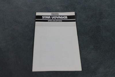 Star Voyager for ATARI VCS 2600 (Anleitung) classic 8-bit game