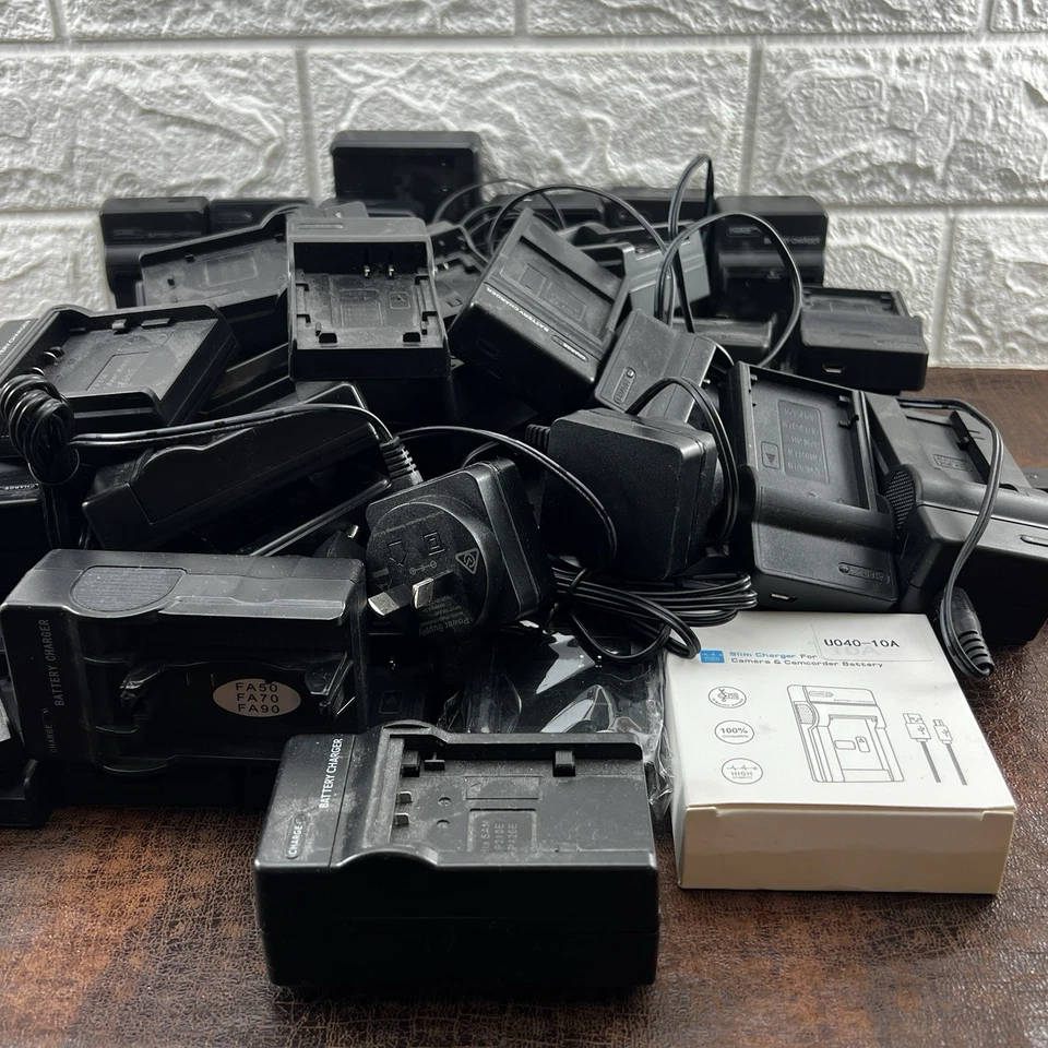 Bulk Lot Mixed 59x Camera Chargers Canon Lumix Fujifilm Panasonic Job Lot READ - Image 3 of 4