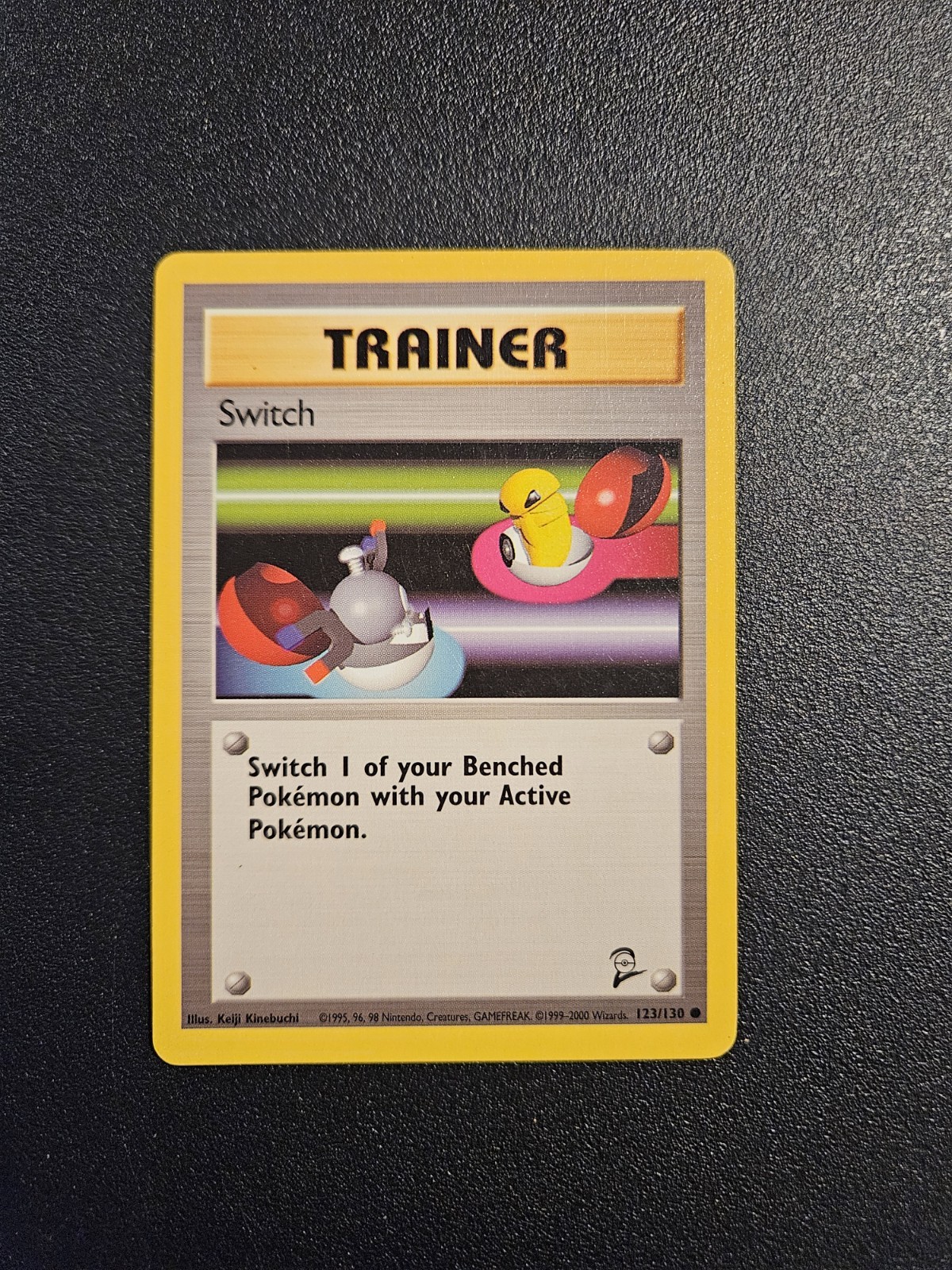 Switch 123/130 Common Base Set 2 WOTC Pokémon TCG LP/NM