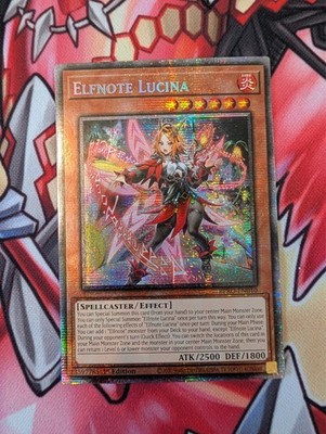 Elfnote Lucina (Starlight Rare)- 1st Edition BPRO-EN010 Burst Protocol Yu-Gi-Oh