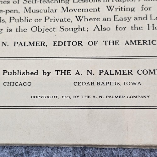 Vintage 1923 The Palmer Method of Business Writing A N Palmer Penmanship Book - Picture 7 of 17