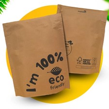 Eco Friendly Paper Mailing Bags UK - 14x17” | FSC Certified | Pack of 10