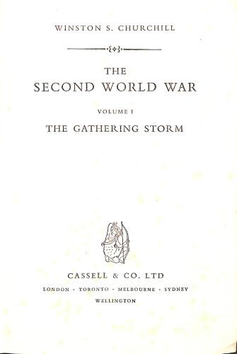 The Second World War, Volume 1: The Gathering Storm - Winston S. Churchill
