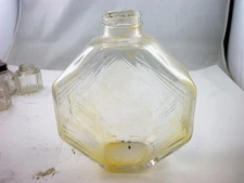 clear white house vinegar stop sign bottle