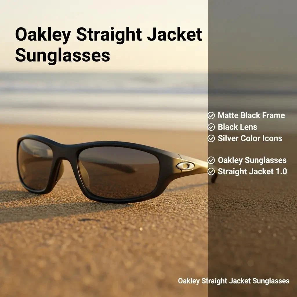 Oakley Straight Jacket Sunglasses for Men for sale | eBay