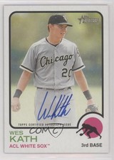 2022 Topps Heritage Minor League Edition Real One Wes Kath #ROA-WK Auto 0fz3