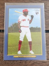 Aristides Aquino 2020 Topps Turkey Red RC Rookie Card TR-93 Blue Parallel /50 SP