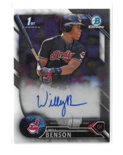 2016 Bowman Draft - Chrome Draft Pick Autographs Will Benson #CDA-WB (AU, RC)