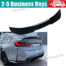 FOR 2019-2025 BMW G20 330i M340i M3 G80 GLOSSY BLACK PSM STYLE TRUNK SPOILER