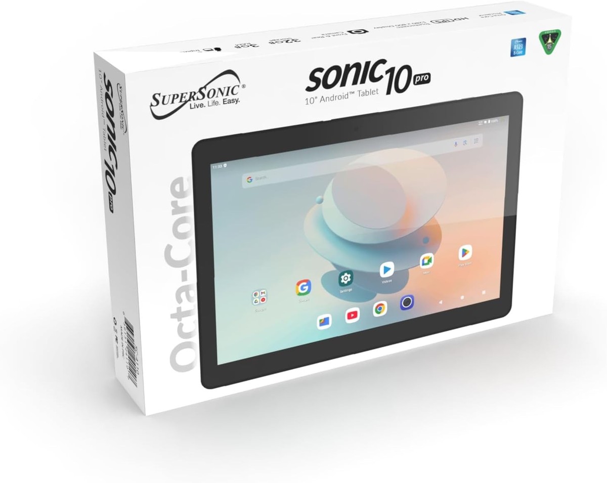 SONIK☆SK3 15#10/11 Supersonic SC-4110 Sonic10pro 10” Android 15 Tablet Octa-Core 3GB