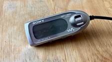 Sony RM-MC40ELK MiniDisc MD Inline Remote Control Silver - Tested Working