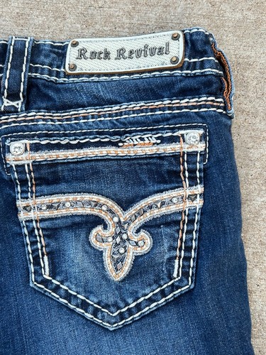 Rock Revival Nancy Straight Jeans Damen 31 x 24 dunkelblau Denim - Bild 3 von 8