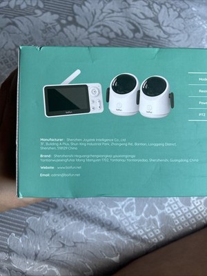 WiFi Babyphone mit zwei Kameras, App & 4,3'' Split-Screen Steuerung,