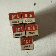 6 Vintage RCA 6DS5 Nuvistor VHF Triode Grounded Grid Acorn Audio Vacuum Tube Val