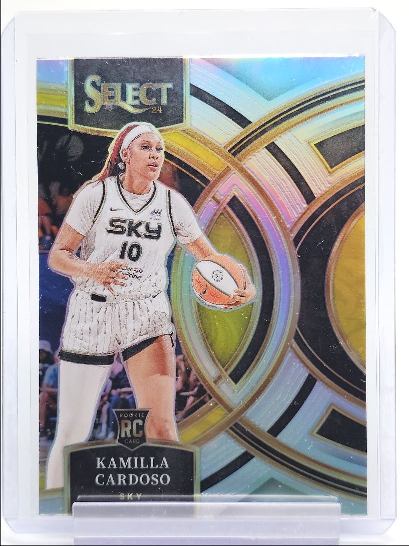KAMILLA CARDOSO 2024-25 SELECT WNBA PREMIER LEVEL ROOKIE SILVER PRIZM Q3704