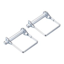 2Pcs 5/16" Dia Trailer Coupler Pin, 1-3/4" Long Square Pto Pin