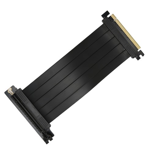 PCIE 3.0 16x Riser Cable High Speed Flexible 90 Degrees GPU Extension Cable F FY - Afbeelding 11 van 24