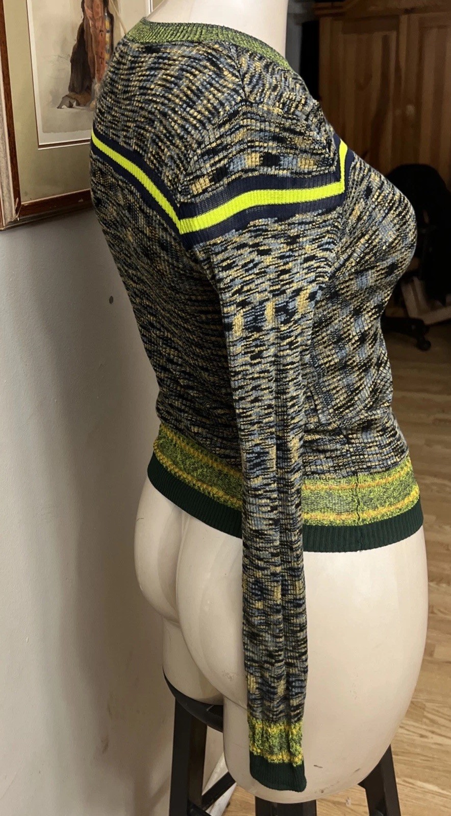 Desigual Woman's Fine Mottled Pullover Sweater Si… - image 8