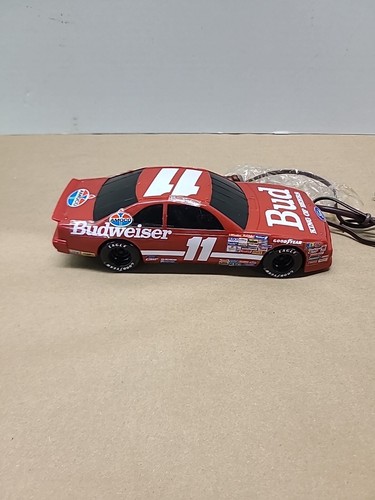 Vintage Racecar Telephone NASCAR Bill Elliott #11 Budweiser Tel-Com Corded Phone - Picture 8 of 16