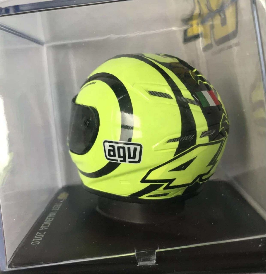 Valentino Rossi Tous Mes Casques N°100 - TEST VALENCIA 2010 - Photo 4/4