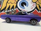 TOUGH Variation! 1968 Hot Wheels Redline PURPLE FLEETSIDE Painted Base HK TRUCK