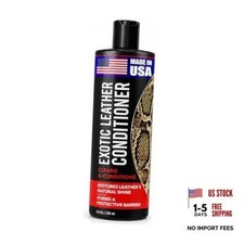 Exotic Leather Conditioner, 8 fl oz - 3-in-1, Made in the USA