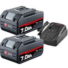 18V Li-ion Battery For Bosch GBA BAT609 BAT610 BAT618 17618 25618-01  Charger