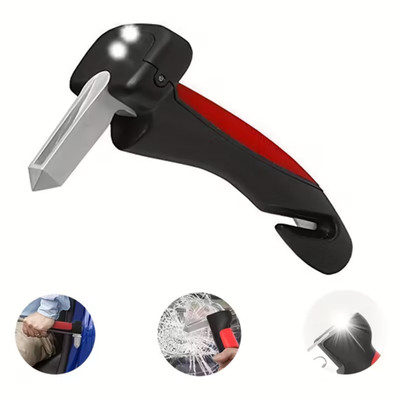Car Cane Portable Handle Door Grab Assist Mobility Aid Glass Breaker Belt Cutter