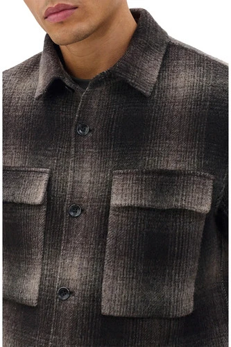 Rag & Bone Brown Austin Wool Shirt Jacket MSRP $548 image 4