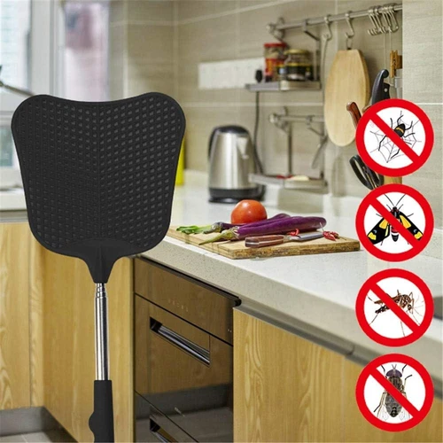 Leather Telescopic Fly Swatter - Thumbnail 2