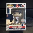 Funko Pop MLB #13 Chris Sale Boston Red Sox Home White S3 Vinyl Figure Rare