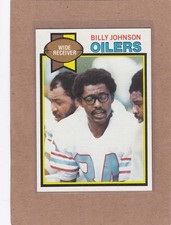 1979 TOPPS FOOTBALL BILLY WHITE SHOES JOHNSON #246 OILERS EXMT/NM *A44852