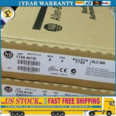 New Sealed Allen Bradley 1746-NI16I SER A SLC 500 16 Point Analog Input Module