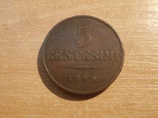 5 Centesimi 1846 M , Milano , Italy - AUSTRIA-HUNGARY ,  Ferdinand V.