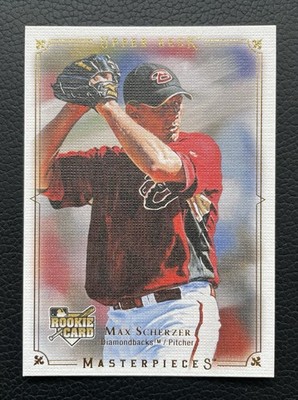 2008 Upper Deck Masterpieces - Max Scherzer #5 (RC)