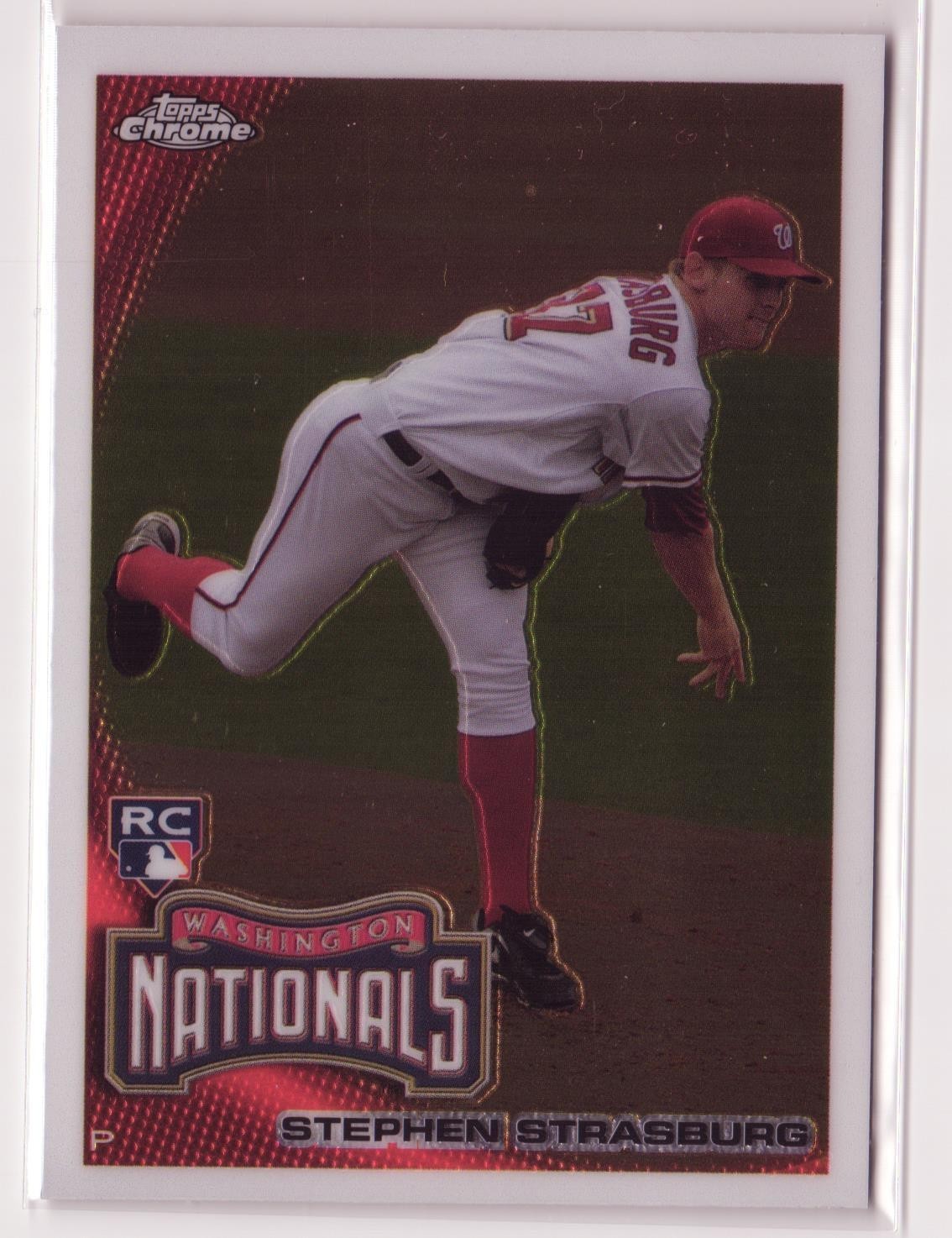 2010 Topps Chrome - Stephen Strasburg #212 (RC) Rookie Card