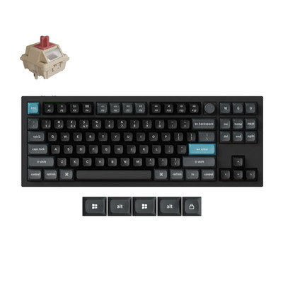 Keychron Q3 Ultra 8K Wireless Mechanische Tastatur Silk POM Switch - Red