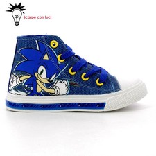SCARPA TELA ALTA con LUCI SONIC BIMBO 24-31 DISNEY cod. N9610083T               