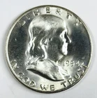 *1954 D FRANKLIN SILVER HALF DOLLAR* *GEM BU++* NR #C1761