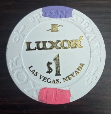 $1 Luxor Casino Las Vegas, NV New Release 2026 Hot Stamp Casino Chip